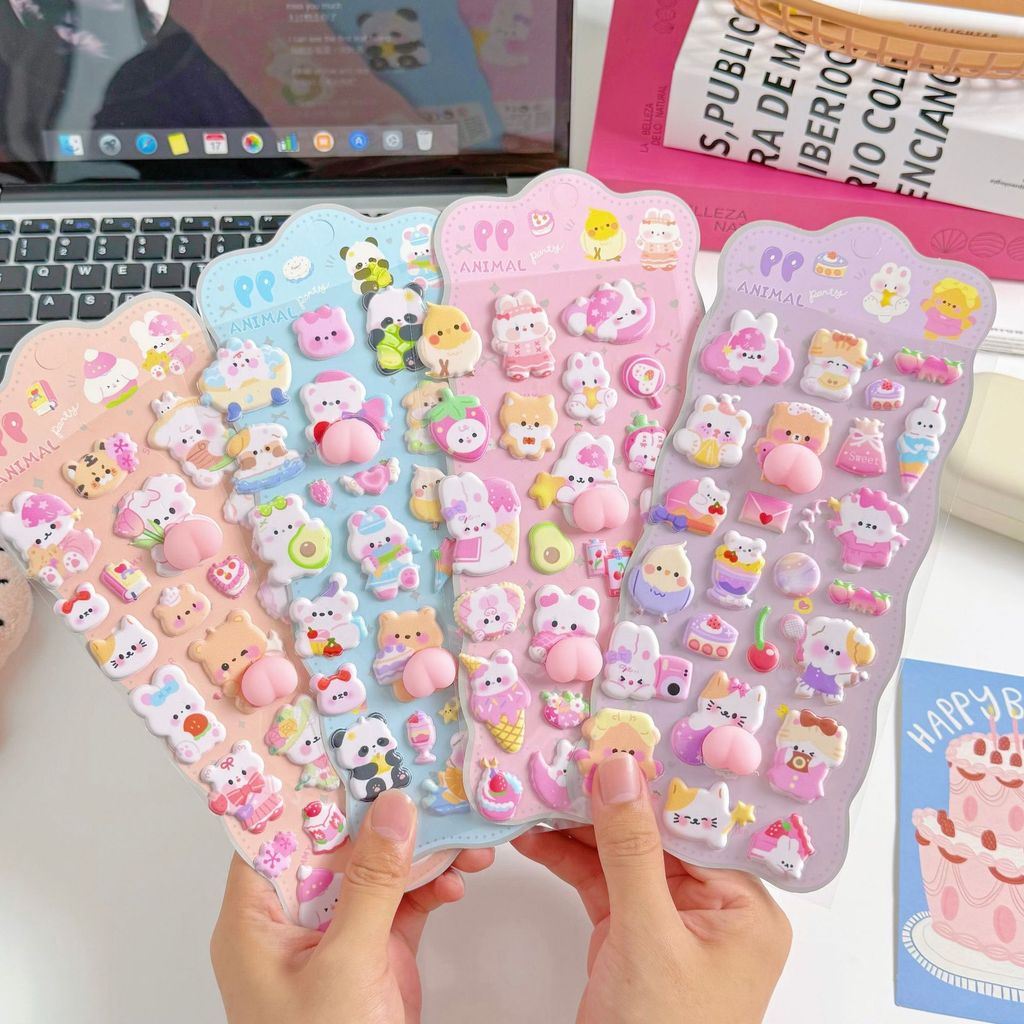 Phone Accessories For Kids - 4 Parça 3D Yumuşak Sevimli Popo