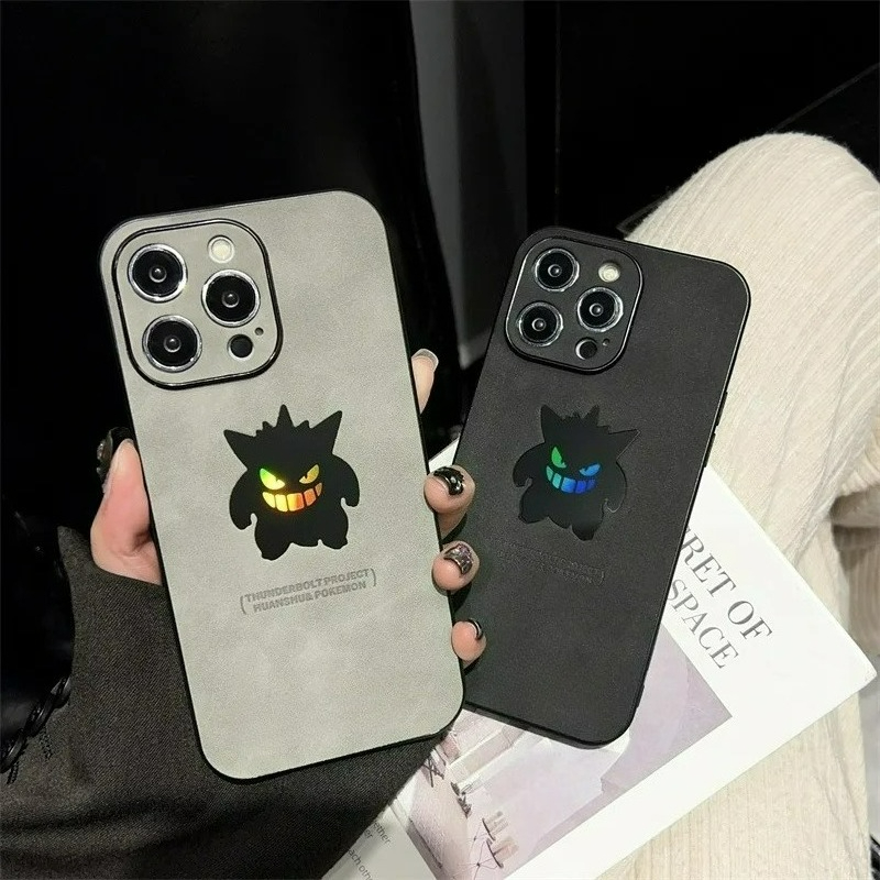 Phone Accessories To Sell - Karikatür Anime Gengar Deri Dokulu Lazer