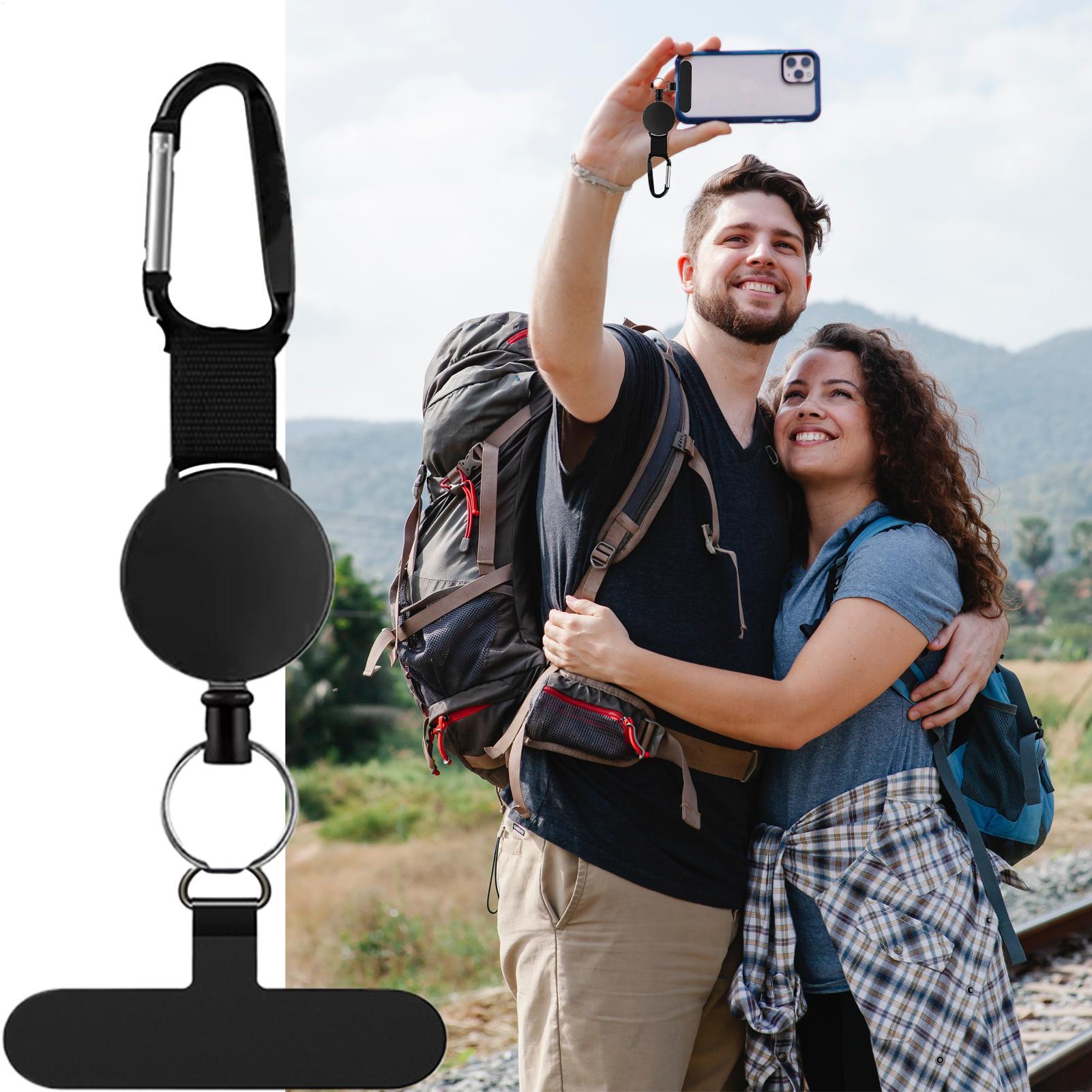 Lanyard Phone Strap - Geri çekilebilir hırsızlık önleyici telefon klipsi