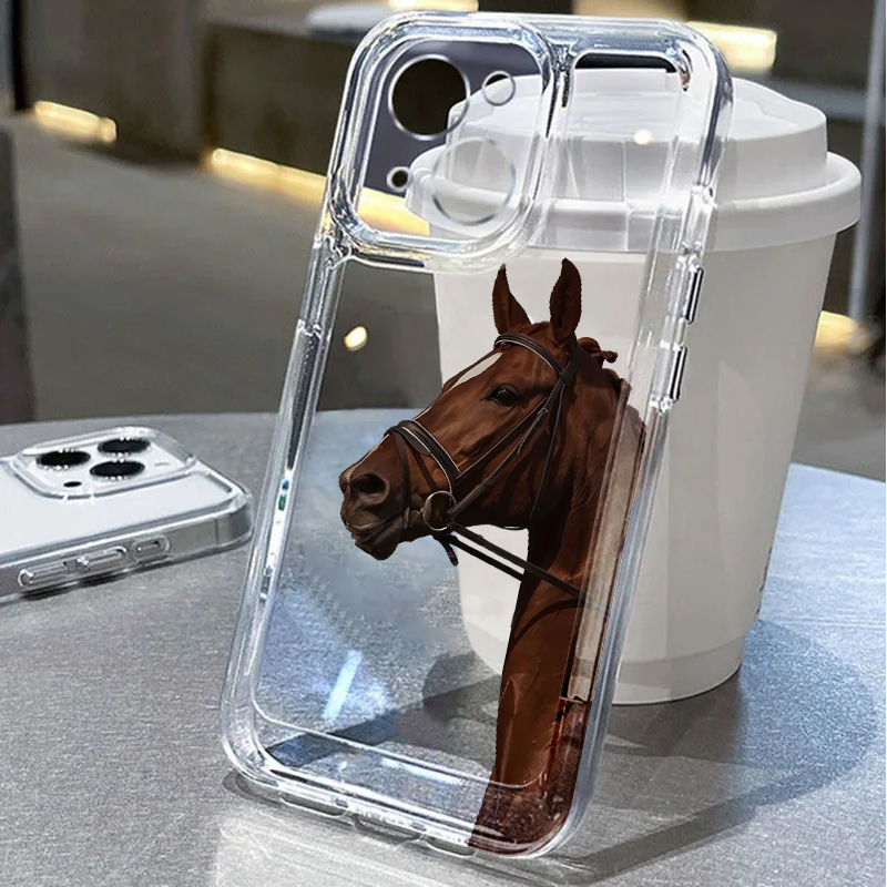 Phone Accessories To Sell - Hayvan Atı Desenli Yumuşak Telefon Kılıfı