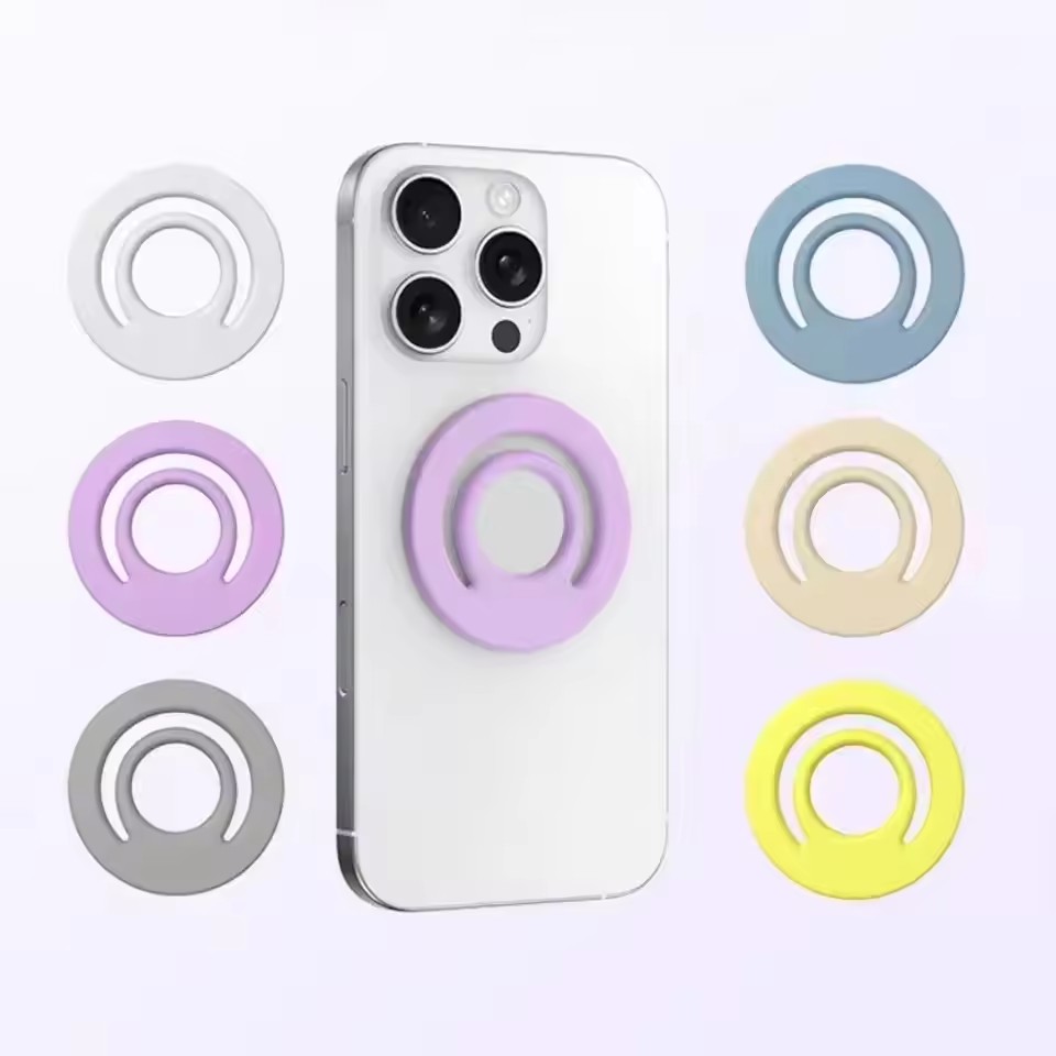 Phone Accessories Stand - Manyetik Silikon Standlı Parmak Yüzük Araç