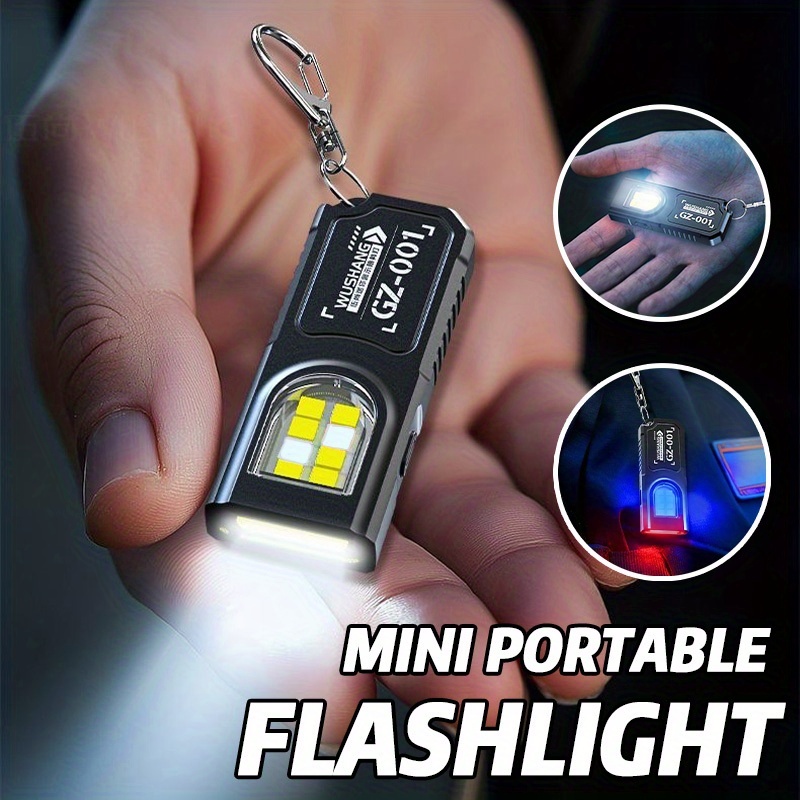 Type C Adapter - Güçlü Mini COB LED Anahtarlık Feneri
