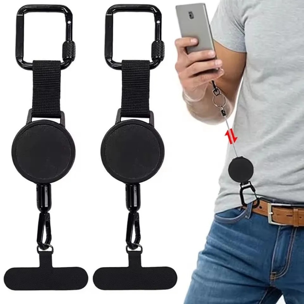 Lanyard Phone Strap - Geri Çekilebilir Hırsızlık Önleyici Telefon Askısı,