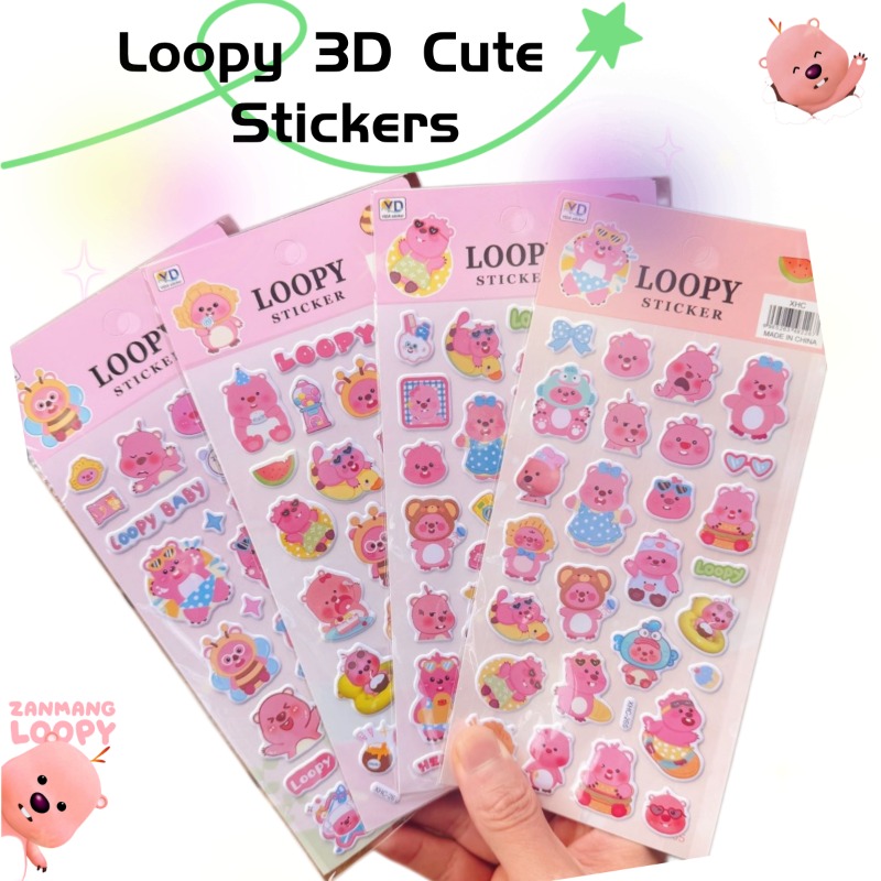 Phone Accessories Diy - Yeni Pororo Anime Sevimli Loopy 3D