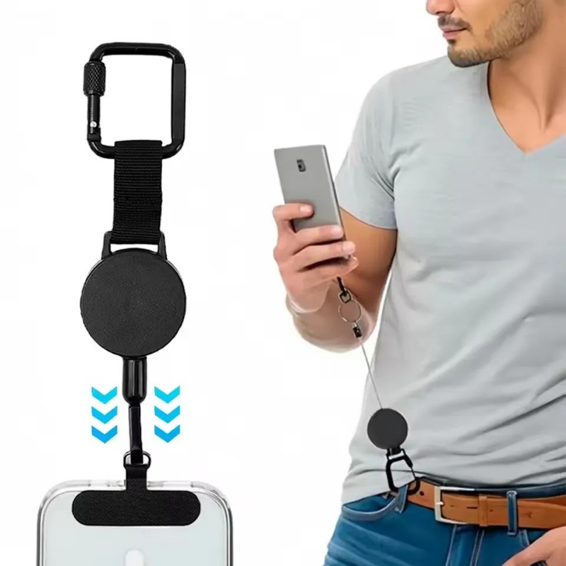 Lanyard Phone Strap - Geri Çekilebilir Hırsızlık Önleyici Açık Hava