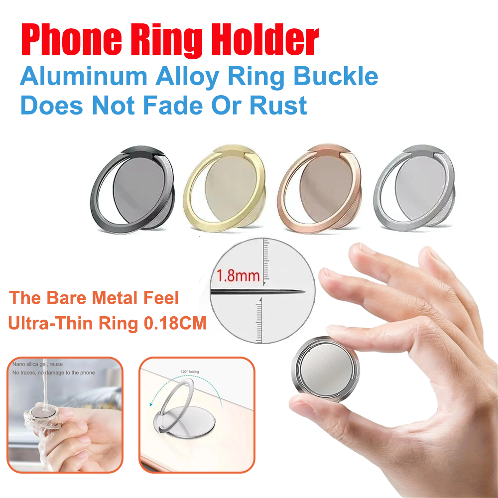 Phone Accessories Japan - Telefon için Ultra İnce Metal Halka