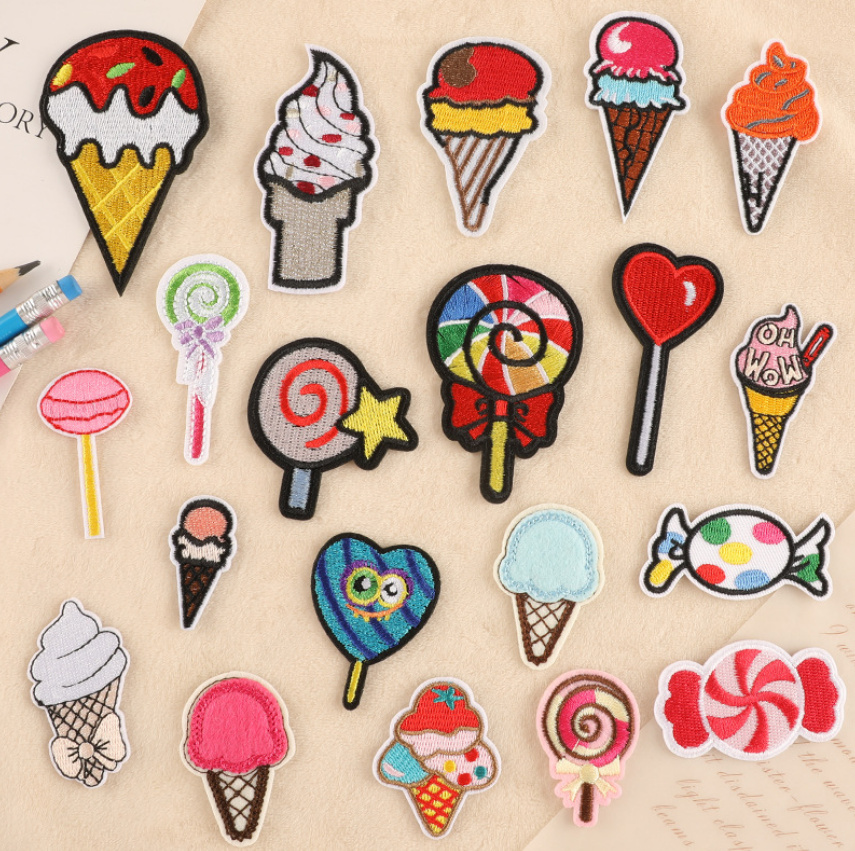 Phone Accessories Pictures - 10 adet Dondurma Şeker Moda Rozetleri