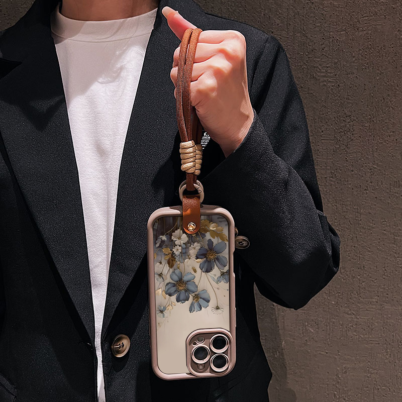 Mavi Çiçekli Kordon Askılı Tel - Lanyard Phone Strap incelemesi ve fiyatı