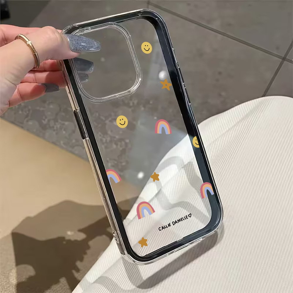 Sevimli Gökkuşağı Şeffaf Telef - Phone Accessories To Sell incelemesi ve fiyatı