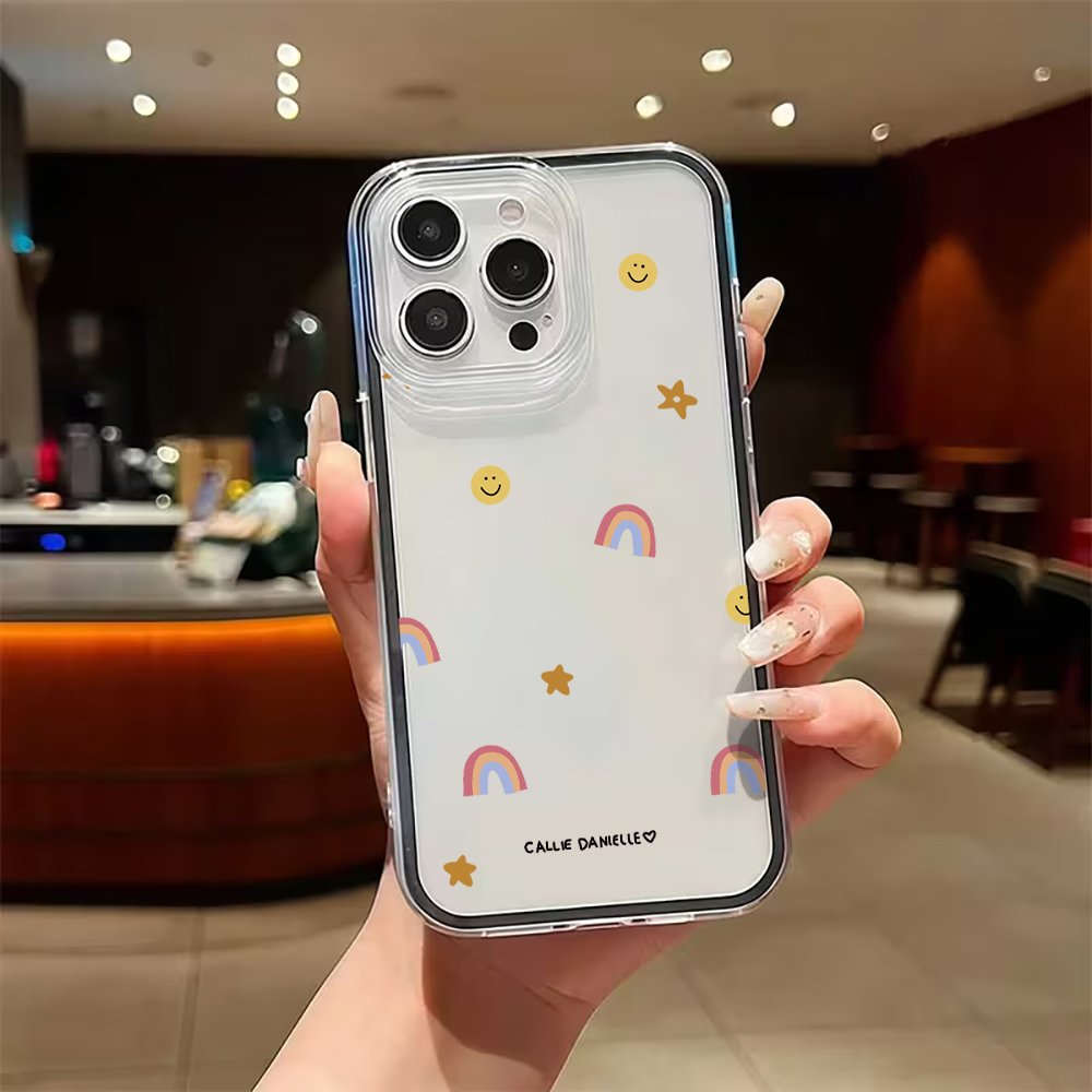 Sevimli Gökkuşağı Şeffaf Telef - Phone Accessories To Sell incelemesi ve fiyatı