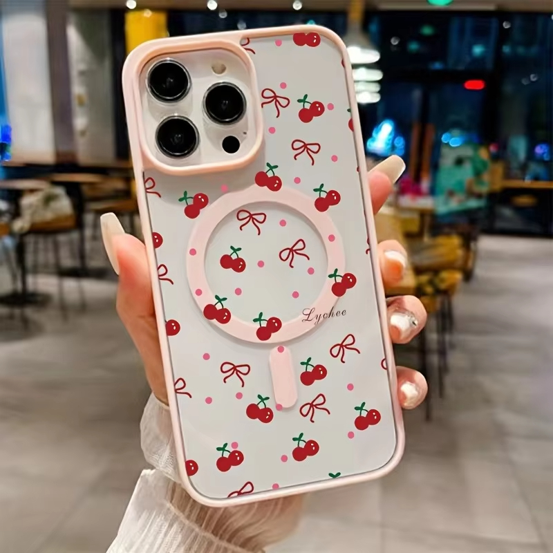 Kırmızı Kiraz Baskılı Manyetik - Phone Accessories To Sell incelemesi ve fiyatı