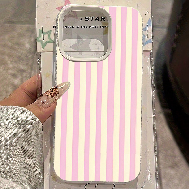 Basit Pembe Dikey Çizgili Lich - Phone Accessories To Sell incelemesi ve fiyatı