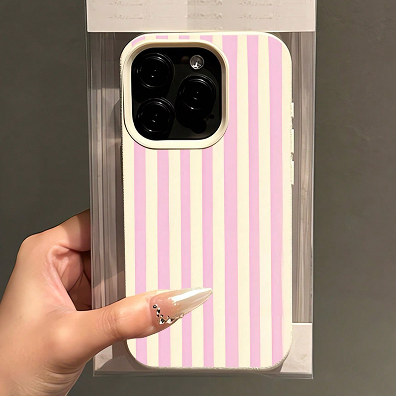 Basit Pembe Dikey Çizgili Lich - Phone Accessories To Sell incelemesi ve fiyatı