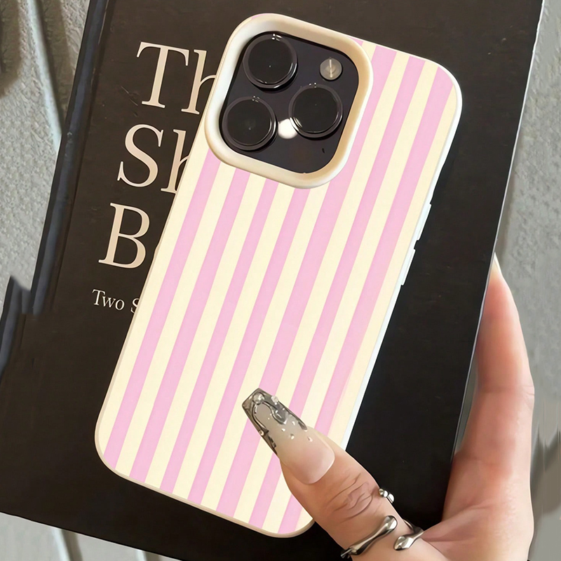 Basit Pembe Dikey Çizgili Lich - Phone Accessories To Sell incelemesi ve fiyatı