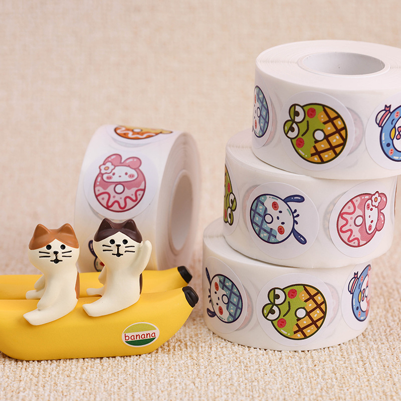 500 adet/rulo Sanrio Donut yuv - Phone Accessories For Kids incelemesi ve fiyatı