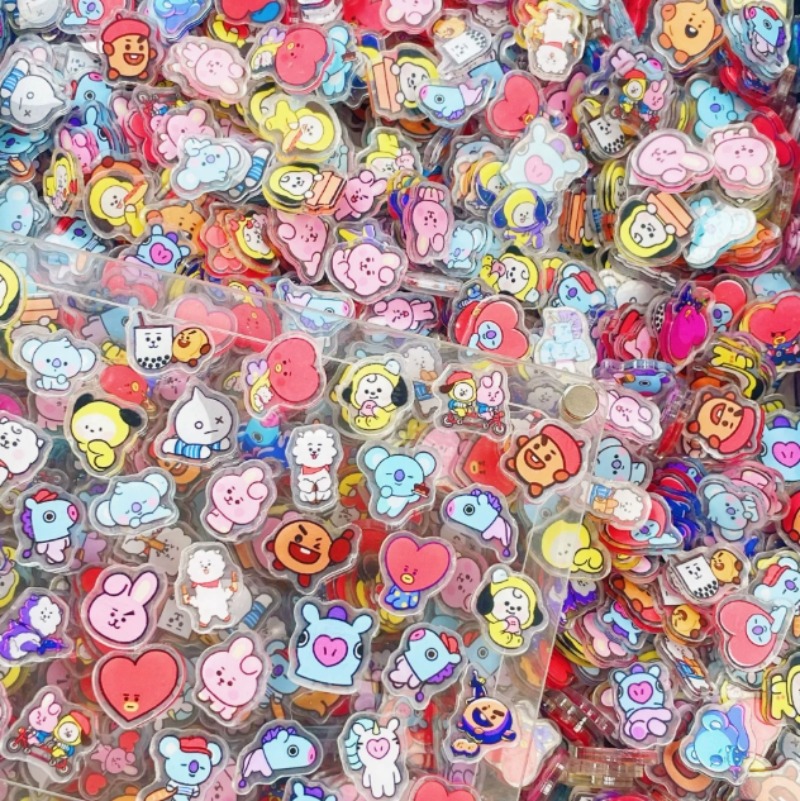 100 Mini BT21 Akrilik Plaka DI - Phone Accessories Diy incelemesi ve fiyatı