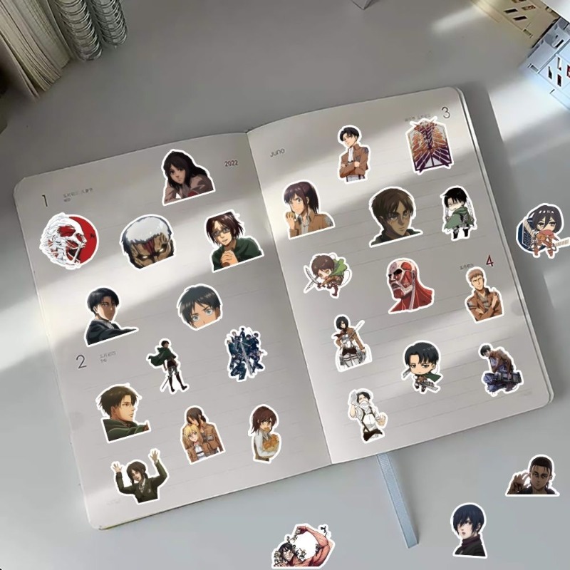 60 adet Titan Anime çıkartmala - Phone Accessories Diy incelemesi ve fiyatı