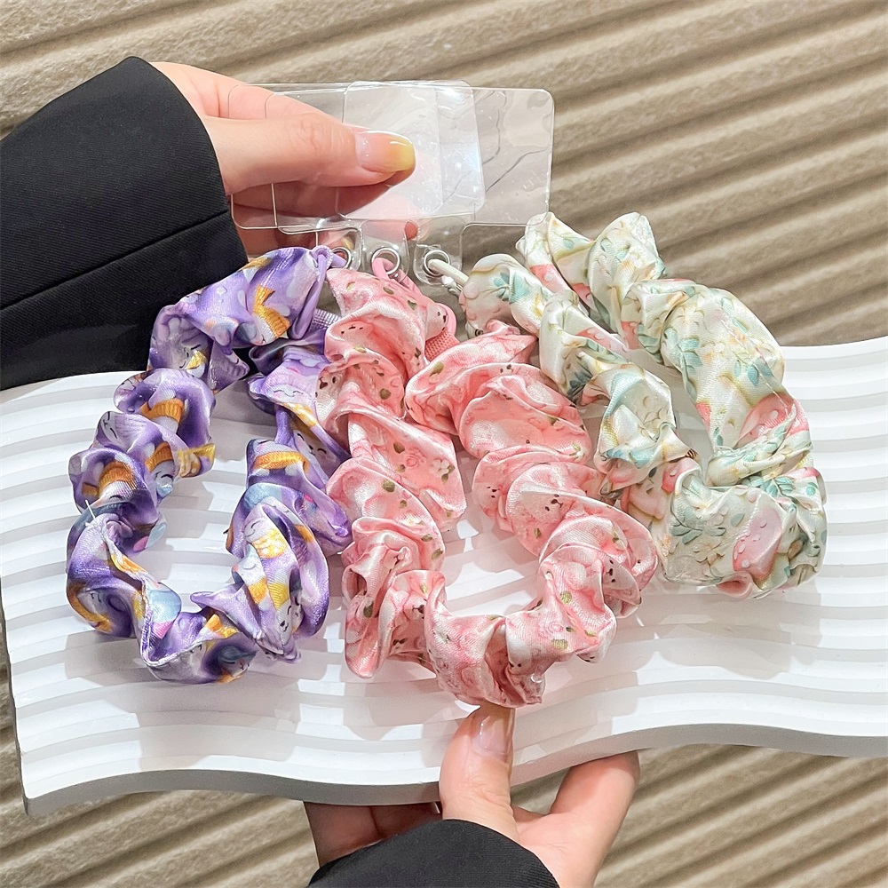 Kadın ipek saten Scrunchies ev - Lanyard Phone Strap incelemesi ve fiyatı