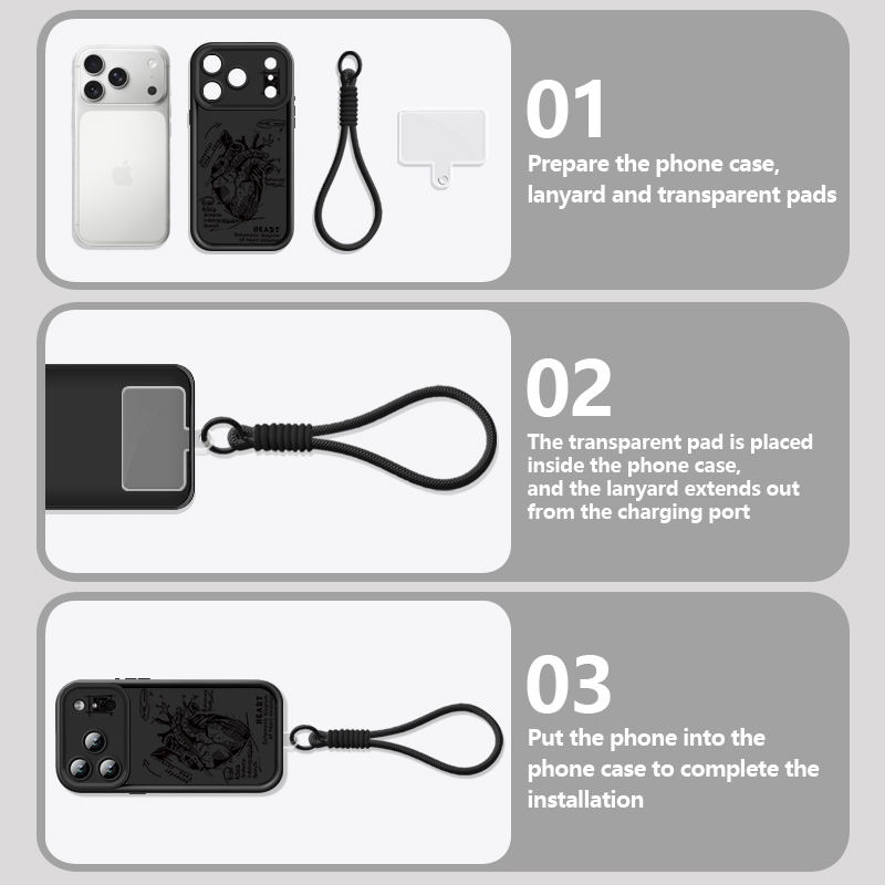 Yaratıcı Kalp Desenli Kordonlu - Lanyard Phone Strap incelemesi ve fiyatı