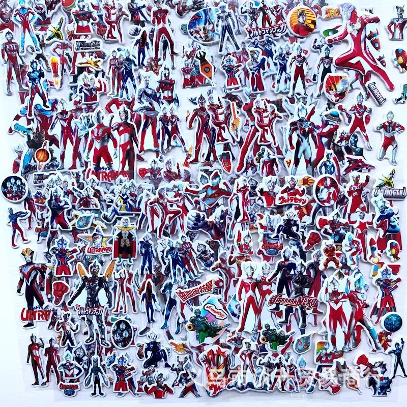 10 adet Karikatür Ultraman 3D  - Phone Accessories For Kids incelemesi ve fiyatı
